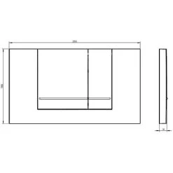 Villeroy & Boch Toilet Set Support Frame + Swiss Aqua Technologies Rimless, Invisible Fixings + Matt Chrome Plate (ViConnectInfinitio-3) -Comfort Bathroom Store 39840528 3