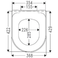 Villeroy & Boch O.Novo Removable Seat With Soft Close For Toilet Bowl And Wall-hung Toilet (9M38S101) 7 Villeroy & Boch O.Novo Removable Seat With Soft Close For Toilet Bowl And Wall-hung Toilet (9M38S101) -Comfort Bathroom Store 41384108 2
