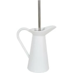 Pitcher-shaped Toilet Brush Holder In White Porcelain Decorated Le Bain Paris 9 Pitcher-shaped Toilet Brush Holder In White Porcelain Decorated Le Bain Paris -Comfort Bathroom Store 41667343 3