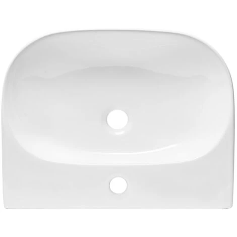 Swiss Aqua Technologies Brevis Wall Hung Washbasin With Tap Hole, 50x38,5x12cm (SATBRE5038R) 4 Swiss Aqua Technologies Brevis Wall Hung Washbasin With Tap Hole, 50x38,5x12cm (SATBRE5038R) - Image 2