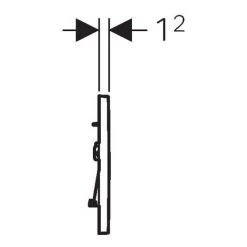 Geberit Flush Plate Sigma30 For Dual Flush, White / Gloss Chrome-plated (115.883.KJ.1) -Comfort Bathroom Store 42428779 3
