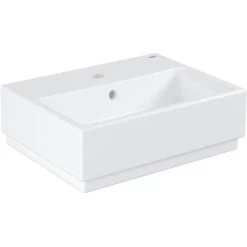 Grohe Ceramic Cube Hand-washing Basin, 455x350 Mm, PureGuard, Alpine White (3948300H)