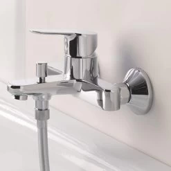 Grohe Single Lever Bath/ Shower Mixer 1/2'' , Chrome (MitigeurBD1) 8 Grohe Single Lever Bath/ Shower Mixer 1/2'' , Chrome (MitigeurBD1) -Comfort Bathroom Store 42430241 2