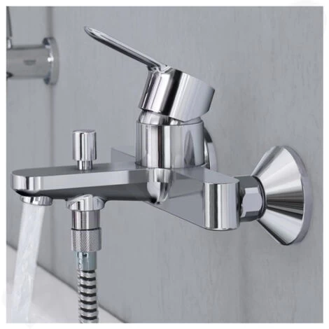Grohe Single Lever Bath/ Shower Mixer 1/2'' , Chrome (MitigeurBD1) 5 Grohe Single Lever Bath/ Shower Mixer 1/2'' , Chrome (MitigeurBD1) - Image 3