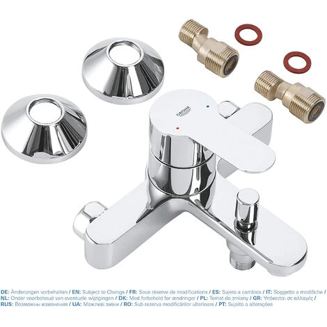 Grohe Single Lever Bath/ Shower Mixer 1/2'' , Chrome (MitigeurBD1) 6 Grohe Single Lever Bath/ Shower Mixer 1/2'' , Chrome (MitigeurBD1) - Image 4