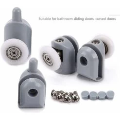 LITZEE 23mm Sliding Door Roller, 8 Pcs Roller Door Roller For Bathroom Cabin -Comfort Bathroom Store 42828831 3