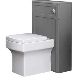 Bathroom Concealed Cistern Furniture Back To Wall Toilet Unit Matte Grey 8 Bathroom Concealed Cistern Furniture Back To Wall Toilet Unit Matte Grey -Comfort Bathroom Store 43231560 3