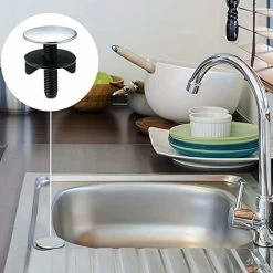 LITZEE Sink Tap Hole Stopper Blanking Plug Cover Sink Tap Hole Blanking Metal Plate Stopper Cover Tap Faucet Hole Blanking Plug Plate Suitable For Home Kitchen And Bathroom Sink Accessories 2 Piece Se -Comfort Bathroom Store 43247487 5