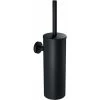 LITZEE Stainless Steel Toilet Brush Wall Mounted Toilet Brush With Antibacterial Brush Holder Toilet Sweeper(Black) -Comfort Bathroom Store 43365486 1