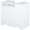 HOMCOM Sink Cabinet Basin Bathroom Cupboard Shelf Storage Unit Furniture 1 HOMCOM Sink Cabinet Basin Bathroom Cupboard Shelf Storage Unit Furniture -Comfort Bathroom Store 4395730 1