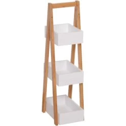 HOMCOM 3 Tier A Frame Bathroom Shower Caddy Storage Unit Shelving Organizer 10 HOMCOM 3 Tier A Frame Bathroom Shower Caddy Storage Unit Shelving Organizer -Comfort Bathroom Store 4465858 4