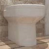 Acezanble Bathroom BTW Modern Round Ceramic Toilet Pan & Soft Close Seat WC -Comfort Bathroom Store 44820786 1