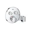Grohe Grohtherm SmartControl Thermostatic For In-wall Installation 2 Outlets With Integrated Shower Holder (29120000) -Comfort Bathroom Store 45260653 1