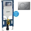 Geberit Duofix Pack Extra-flat Stand 114 Cm UP720, Space Saving + Sigma01 Flush Plate, Matt Chrome (111.796.00.1-E) 1 Geberit Duofix Pack Extra-flat Stand 114 Cm UP720, Space Saving + Sigma01 Flush Plate, Matt Chrome (111.796.00.1-E) -Comfort Bathroom Store 45592246 1