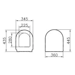 Vitra S50 Softclose Seat, Duroplast (72-003-309) -Comfort Bathroom Store 45592250 3