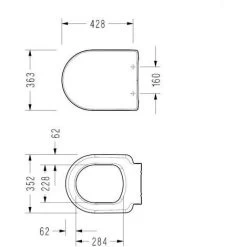Serel Bowl (Grohe Partner) Solido Compact + Softclose Seat (SM10) -Comfort Bathroom Store 45661425 5