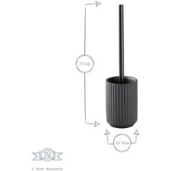 Harbour Housewares Concrete Toilet Brush - Black -Comfort Bathroom Store 45886742 3