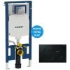 Geberit Duofix Pack Extra-flat Frame 114 Cm UP720, Space-saving + Sigma01 Plate, Black (111.796.00.1-A) -Comfort Bathroom Store 46890270 1