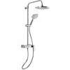Swiss Aqua Technologies Shower Column With Mechanical Mixer, White/Chrome (SATSSPKP) -Comfort Bathroom Store 47010535 1