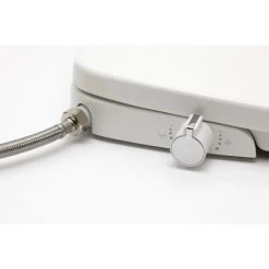 Swiss Aqua Technologies Japanese Toilet Seat, Softclose Toilet Seat Without Electricity With Integrated Bidet, White (SATBEASY2233) -Comfort Bathroom Store 47153252 5