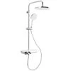 Swiss Aqua Technologies Shower Column With Thermostatic Mixer And XXL Shower Head 255mm, Chrome (SATSSTPBCH) -Comfort Bathroom Store 47153273 1