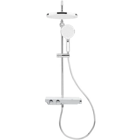 Swiss Aqua Technologies Shower Column With Thermostatic Mixer And XXL Shower Head 255mm, Chrome (SATSSTPBCH) 4 Swiss Aqua Technologies Shower Column With Thermostatic Mixer And XXL Shower Head 255mm, Chrome (SATSSTPBCH) - Image 2