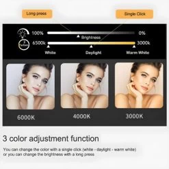 MIQU 900 X 600mm Led Bathroom Mirror With Shaver Socket Illuminated Backlit Light Up Mirror Daylight Warm Light Dimmable Anti Fog Switch Horizontal/Vertical Wall Mount Heated Pad Demister -Comfort Bathroom Store 47944123 3