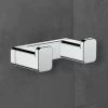 Hansgrohe AddStoris Bathroom Double Robe Towel Hook Chrome Wall Mounted Modern -Comfort Bathroom Store 48218312 1