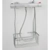 Croydex Rust Free Shower Mixer Basket Caddy Hook Over Bathroom Chrome Plated -Comfort Bathroom Store 48538887 1