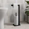 Black Architeckt Square Toilet Roll Holder Free Standing Bathroom Accessories 2 Black Architeckt Square Toilet Roll Holder Free Standing Bathroom Accessories -Comfort Bathroom Store 49752418 1