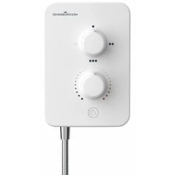 Gainsborough Slim Mono 8.5kW Electric Shower White 1 Spray Head Handset Bathroom -Comfort Bathroom Store 49805175 5