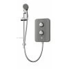Gainsborough Slim Duo 8.5kW Electric Shower Grey 3 Spray Head Handset Bathroom