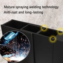 ELEGANT 1000mm Black Aluminium Framed Walk In Shower Enclosure Wet Room 8mm Safety Tempered Glass Bathroom Screen -Comfort Bathroom Store 50048261 4