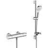 Hansgrohe Ecostat Set Thermostatic Mixer + Crometta Vario Hand Shower With Soap Dish (13211000-Crometta2) -Comfort Bathroom Store 50902772 1