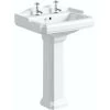 Orchard Winchester 2 Tap Hole Full Pedestal Basin 600mm -Comfort Bathroom Store 51331192 1