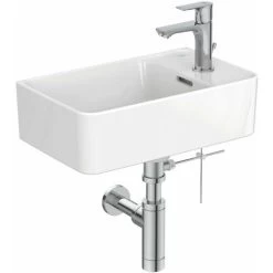 Comfort Bathroom Store 11 Ideal Standard Strada II Right Hand 1 Tap Hole Wall Hung Basin 450mm