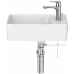 Ideal Standard Strada II Right Hand 1 Tap Hole Wall Hung Basin 450mm -Comfort Bathroom Store 51332383 4