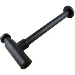 Premium Matte Black Universal Standard Bathroom Basin Sink Bottle Trap Waste 8 Premium Matte Black Universal Standard Bathroom Basin Sink Bottle Trap Waste -Comfort Bathroom Store 51419136 2