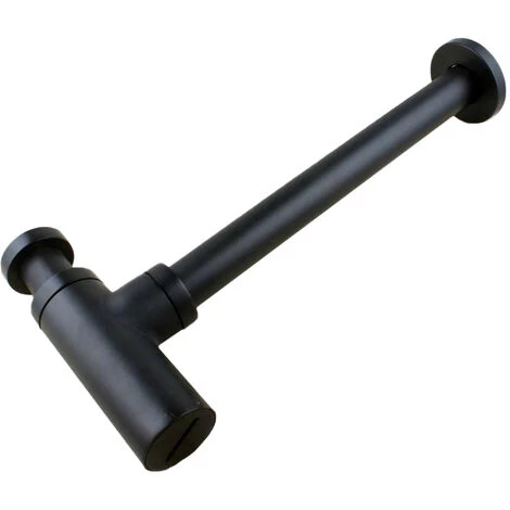 Premium Matte Black Universal Standard Bathroom Basin Sink Bottle Trap Waste 4 Premium Matte Black Universal Standard Bathroom Basin Sink Bottle Trap Waste - Image 2
