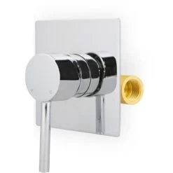 Melume Wall Mounted Manual Concealed Mixer Shut Off Valve Chrome