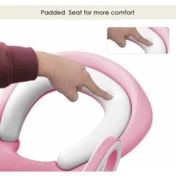 Toilet Support With Stairs, Child Toilet Seat Toilet Accessory For Toilet 38-42cm, Pink -Comfort Bathroom Store 51794004 4