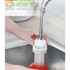 LangRay Water Saving Filter Tip, 360 Degree Movable Kitchen Faucet Head, 3 Modes Adjustable Shower Head Filter Sprayer For Kitchen Bathroom (Lengthen) 9 LangRay Water Saving Filter Tip, 360 Degree Movable Kitchen Faucet Head, 3 Modes Adjustable Shower Head Filter Sprayer For Kitchen Bathroom (Lengthen) -Comfort Bathroom Store 51796828 3