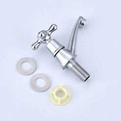 LangRay Single Cold Water Faucet Water Faucet, Single Chrome Cold Faucet Basin Water Faucet, For Home Bathroom Toilet Sink Kitchen Basin, With Filter -Comfort Bathroom Store 51797097 5