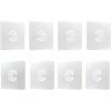 LangRay 8 Piece Self Adhesive Nail In Hooks, Sticky Hanging Nails, Wall Mount Screw Hook Without Punch, For Bathroom, Kitchen -Comfort Bathroom Store 51800880 1