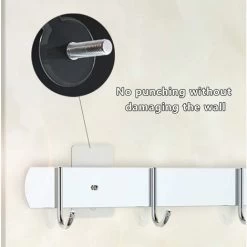 LangRay 8 Piece Self Adhesive Nail In Hooks, Sticky Hanging Nails, Wall Mount Screw Hook Without Punch, For Bathroom, Kitchen -Comfort Bathroom Store 51800880 5