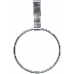 Vale Designs Bathroom Towel Ring Sparkle Chrome Wall Mounted Modern With Fixings -Comfort Bathroom Store 52055700 4