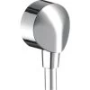 Hansgrohe Fixfit Wall Outlet E Without Non-return Valve (27454000) -Comfort Bathroom Store 52079426 1