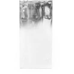 Relaxdays Large Medicine Cabinet, 57 X 27 X 12 Cm, Stainless Steel, Lockable, 4 Shelves, With Frosted Glass Door, Silver -Comfort Bathroom Store 52225188 5