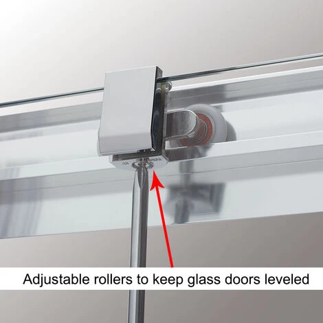 ELEGANT 6mm Safety Tempered Glass 900 X 760 Mm Sliding Corner Entry Shower Enclosure 6 ELEGANT 6mm Safety Tempered Glass 900 X 760 Mm Sliding Corner Entry Shower Enclosure - Image 4