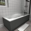 Duchy Single Ended Steel Bath 1700mm X 700mm - 2 Tap Hole 1 Duchy Single Ended Steel Bath 1700mm X 700mm - 2 Tap Hole -Comfort Bathroom Store 53651583 1